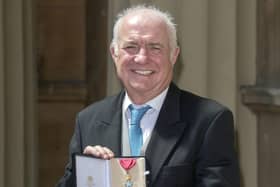 Chef Rick Stein with his CBE Commander of the Order of the British Empire in 2018. Picture: Steve Parsons/PA Wire