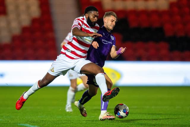 RECOVERY: Doncaster Rovers centre-back Ro-Shaun Williams shrugged off a poor personal performance against Rochdale