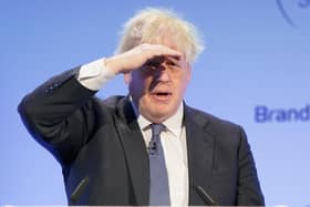 Former prime minister Boris Johnson at the Global Soft Power Summit last year. PIC: Jonathan Brady/PA Wire