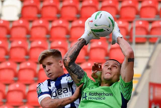 UNDER PRESSURE: Rotherham United goalkeeper Ted Cann ((mage: Tim Thursfield)
