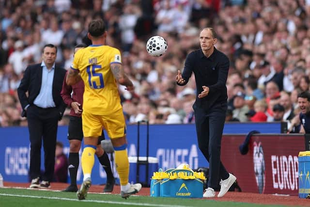 WIDE-EYED: England coach Thomas Tuchel (Image: Carl Recine/Getty Images)