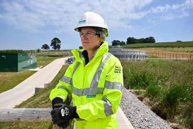icola Shaw pictured at Yorkshire Water's Killingbeck site near Harrogate. PIC: Bruce Rollinson