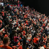 RAMMED: Sheffield Arena was sold out with a crowd of 9,368 for Saturday night's 4-2 defeat for Sheffield Steelers against Elite League title rivals Guildford Flames. Picture courtesy of Dean Woolley/Steelers Media/EIHL.