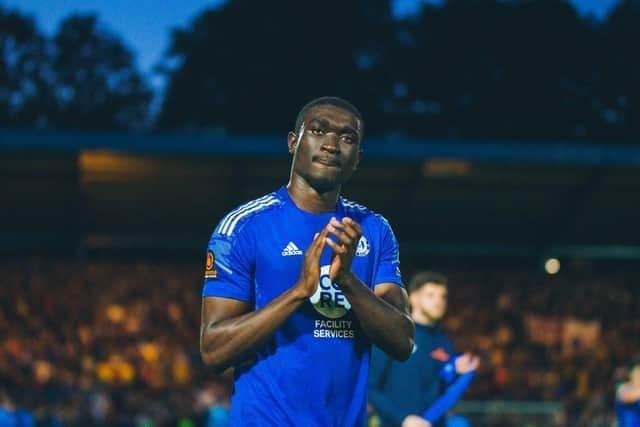 FC Halifax Town defender Jesse Debrah, who is set to join Barnsley. Picture: Marcus Branston