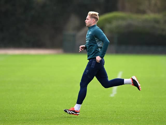 Emile Smith Rowe has been a bit-part player for Arsenal this season. Image: Justin Setterfield/Getty Images