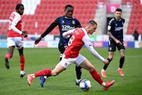 NEW DATE: Rotherham United's Ben Wiles when the sides last met at the New York Stadium, two years ago
