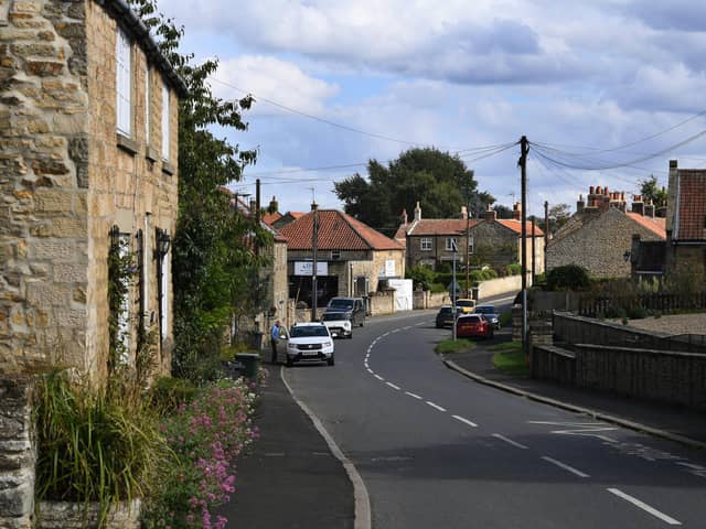 Welburn has a simple lay out with one main street through the village.