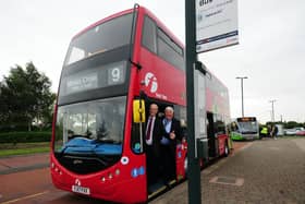 The first electric double decker bus for York. (Pic credit: Simon Hulme)