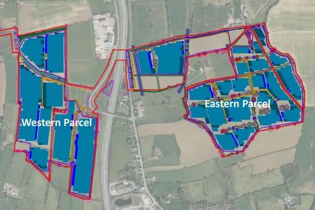 Plans submitted for large solar farm beside A1(M) in Yorkshire