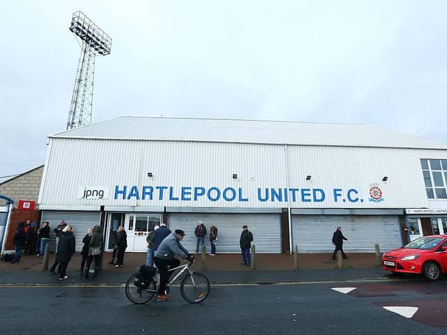 CLASHES:  There were ugly scenes around York City's game at Hartlepool United