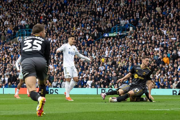 STRIKE: Joel Piroe scores Leeds United's equaliser against Southampton