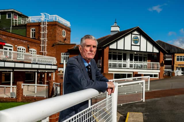 Pontefract Racecourse preparing for their first meeting of the year in April. Pictured Norman Gundill, MBE, Managing Director of Pontefract Racecourse. Picture By James Hardisty.