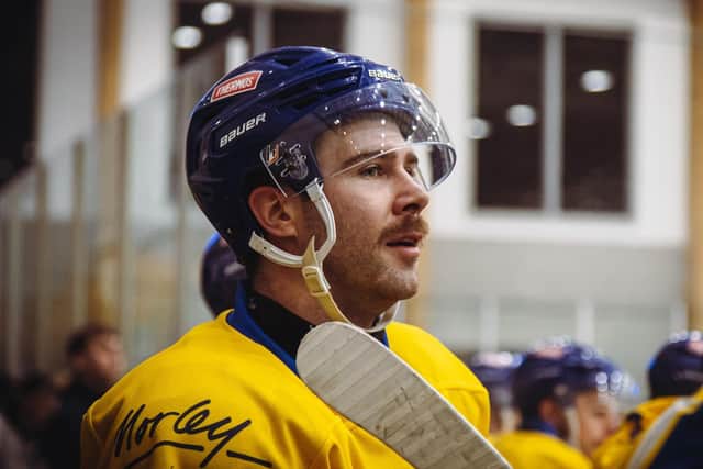 GONE: Import forward Josh Adkins has been released by Leeds Knights after just two months. Picture: Jacob Lowe/Leeds Knights.