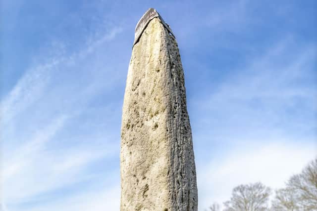 Rudston Monolith, Britain's tallest standing stone, in Driffield. Picture: Adam Ibbotson.