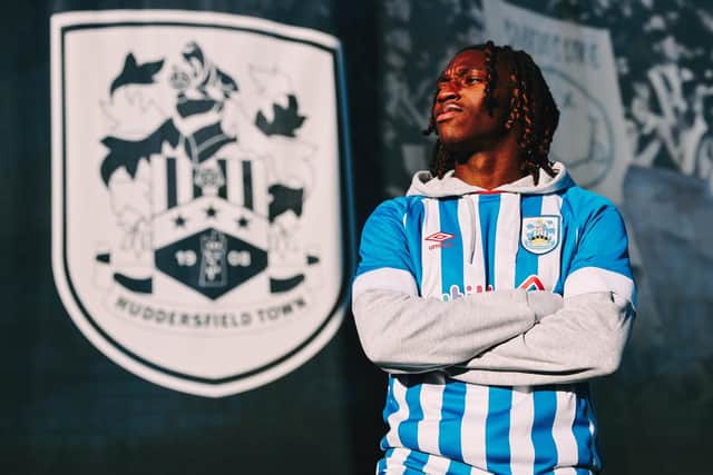 READY TO GO: Winger Joseph Hungbo, who has joined Huddersfield Town on loan from Watford