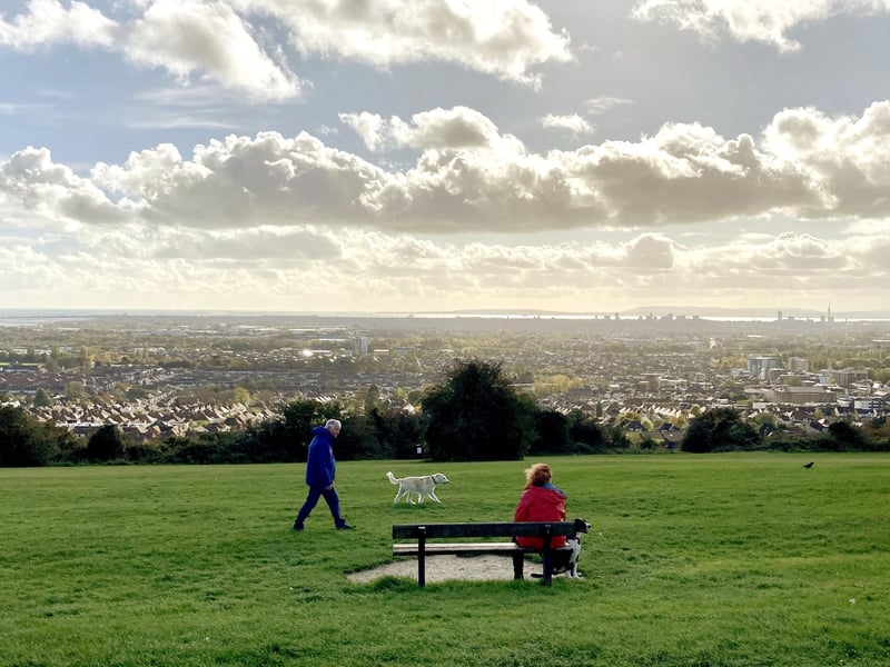 Third place - Portsdown Hill. Boasting views over Portsea Island, it was no surprise to see Portsdown Hill so high up readers' list.