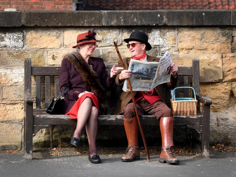 Sue and Derek Whitman pictured at the event at Pickering.