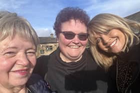 Joan Lawrence and Claire Throssell – ‘two mums in situations that were unimaginable’ –  with journalist Christine Talbot.