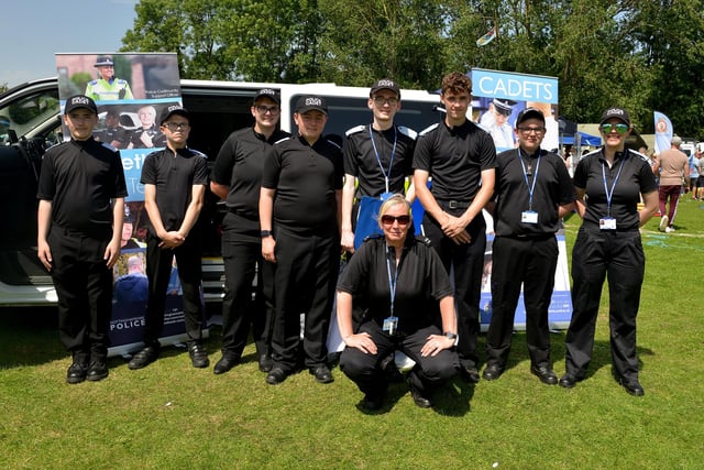 Armed Forces Day at Shireoaks Sports and Social Club, pictured are Police Cadets.