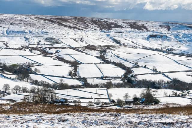 Snow covered hills of the North York Moors National Park. (Pic credit: James Hardisty)