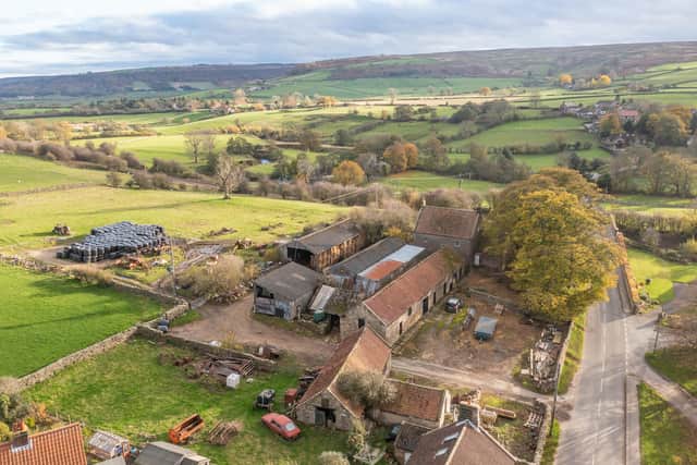 Whilst the farmhouse requires full refurbishment and improvement, the sale also includes traditional farm buildings that come with planning consent for three dwellings and consent for a further three bedroom new build home. The package all comes with a guide price of £900,000.