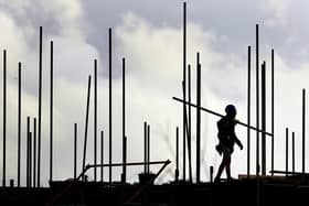 New houses being constructed in 2020. PIC: Gareth Fuller/PA Wire