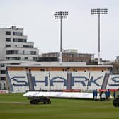Rain had the final word at Hove. Photo by Mike Hewitt/Getty Images.