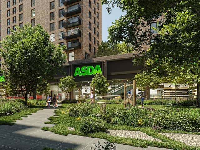 A computer generated image of the planned mixed-use development in Park Royal, North West London. (Photo supplied by Asda)