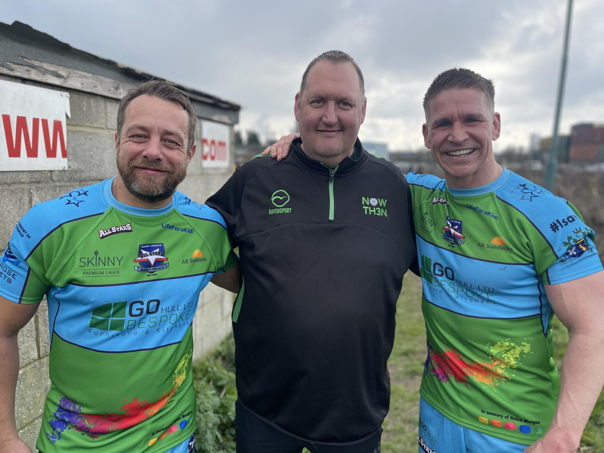 Rob Burrows All Star team featuring legends of Rugby League and ...