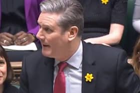 Sir Keir Starmer during Prime Minister's Questions