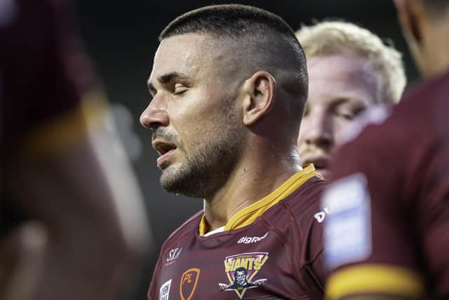 Nathan Peats during his loan spell with Huddersfield Giants. (Picture: Allan McKenzie/SWpix.com)