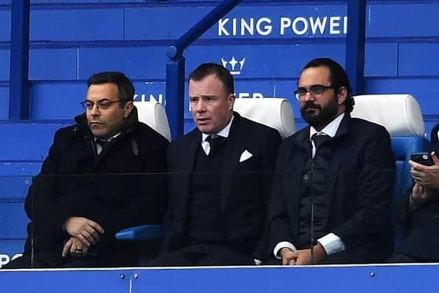 TRIUMVIRATE: (left to right) Andrea Radrizzani,  Angus Kinnear and Victor Orta have borne the brunt of criticism this season