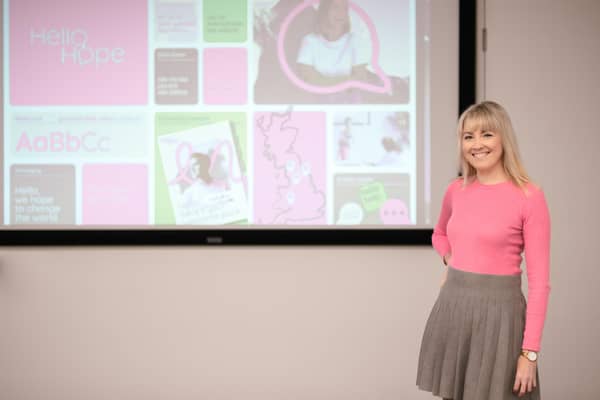 Ellie MacDonald founded PR agency MacComms nine years ago, and will now launch her new Community Interest Company, HelloHope, later this month.