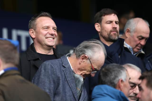 BRIGHT SPOT: Andre Breitenreiter watches the Huddersfield Town side he will take over next week