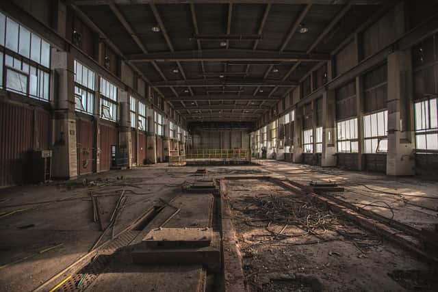 A disused glass factory in Doncaster.
 From the book Abandoned Britain by Simon Sugden.