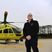 Yorkshire Air Ambulance's new G-YAAA Helicopter ahead of its first mission.Pictured Director of Aviation, Steve Waudby.15th March 2023.