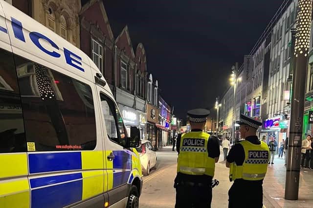 The undercover officers report predatory behaviour to uniformed patrols in Doncaster