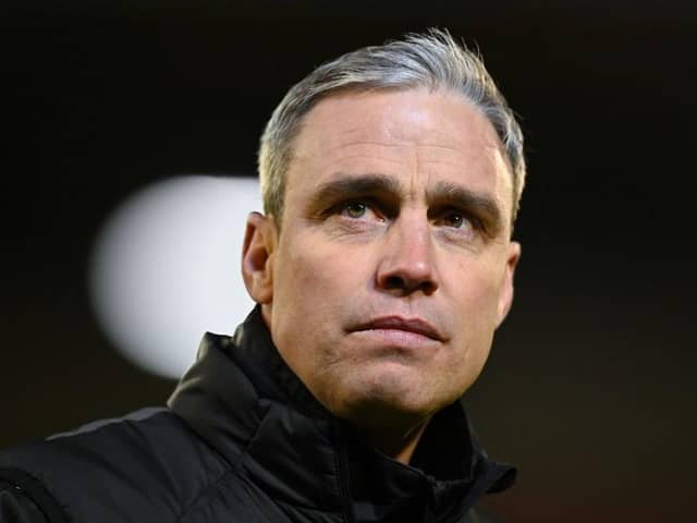 Michael Duff, manager of Barnsley, will not panic after defeat (Picture: Michael Regan/Getty Images)