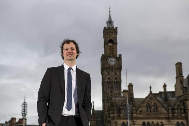 Cllr Alex Ross-Shaw, Exec Member for Regeneration, Planning & Transport, Bradford Council is in support of Ad:Venture funding for Bradford businesses.
