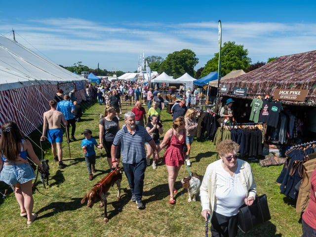 Crowds attending the event. Picture By Yorkshire Post Photographer, James Hardisty.