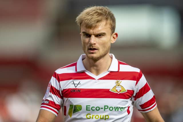 Decisive contribution: Back to scoring ways for Doncaster Rovers striker George Miller. (Picture: Tony Johnson)
