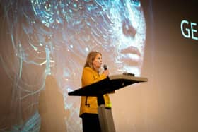 Jennifer Anderson discussed the future of AI at the Yorkshire Silicon Expo