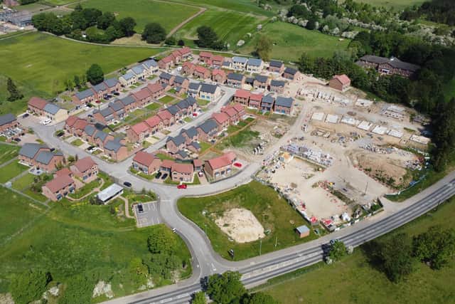 An aerial view of the Hardwick Grange site in Sedgefield
