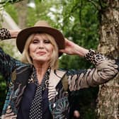Dame Joanna Lumley poses for a photograph, during the RHS Chelsea Flower Show. Picture: Jordan Pettitt/PA Wire/PA Images.