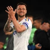 GOODBYE? Leeds United captain Liam Cooper applauds supporters after the 4-0 win at home to Norwich City