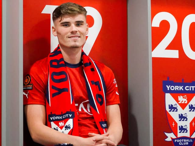 LOANED IN: York City have signed Luke Daley from Huddersfield Town on a temporary basis