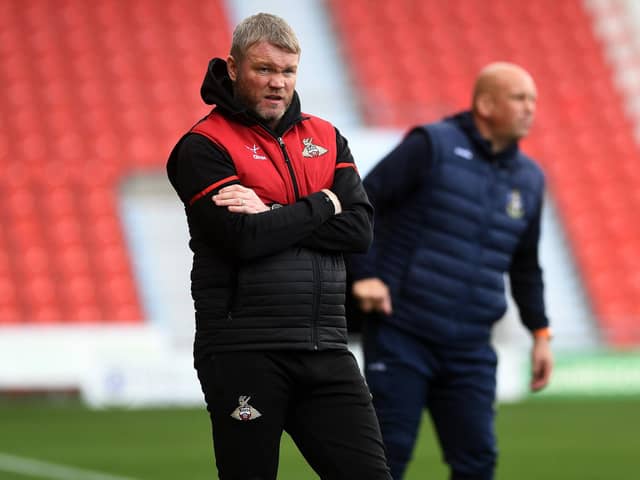 FINE: Doncaster Rovers manager Grant McCann