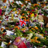 Floral tributes at Windsor Castle, Berkshire following the death of Queen Elizabeth II on Thursday. Picture date: Monday September 12, 2022. (Photo: Ben Birchall/PA Wire)