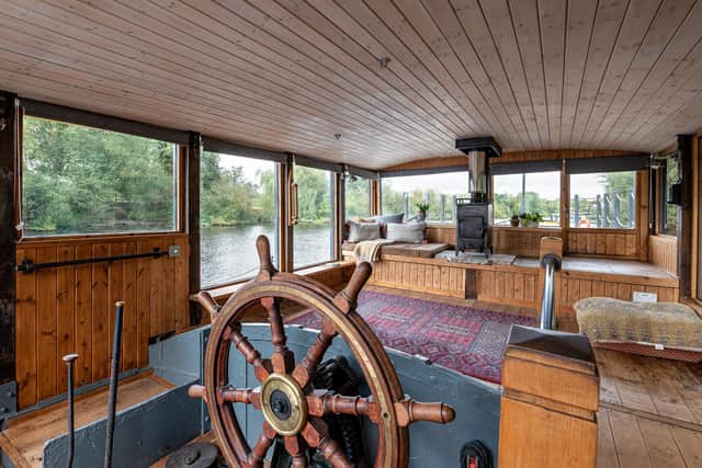 The top deck with fabulous views over the Ings and beyond