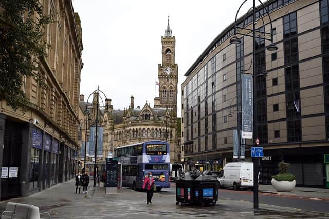 Bradford is one of the cities with properties owned by people based in Russia. (Pic credit: Paul Ellis / AFP via Getty Images)